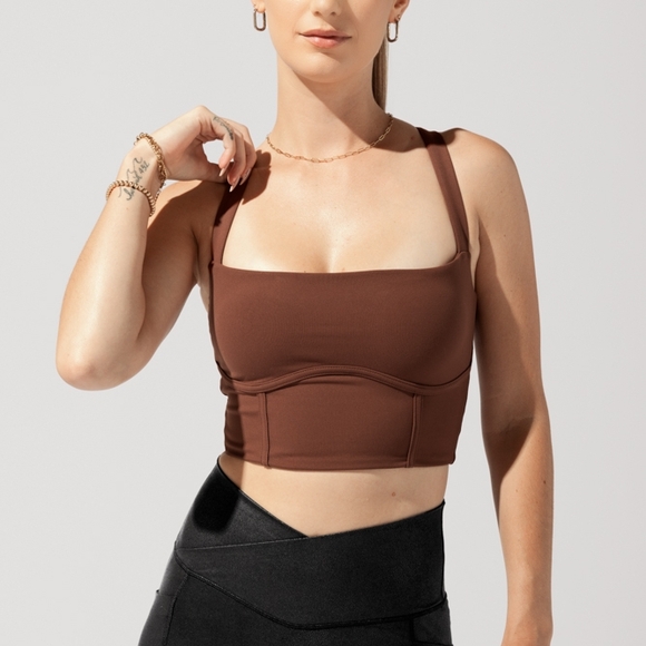 POPFLEX Tops - POPFLEX On The Go Corset Crop Bra